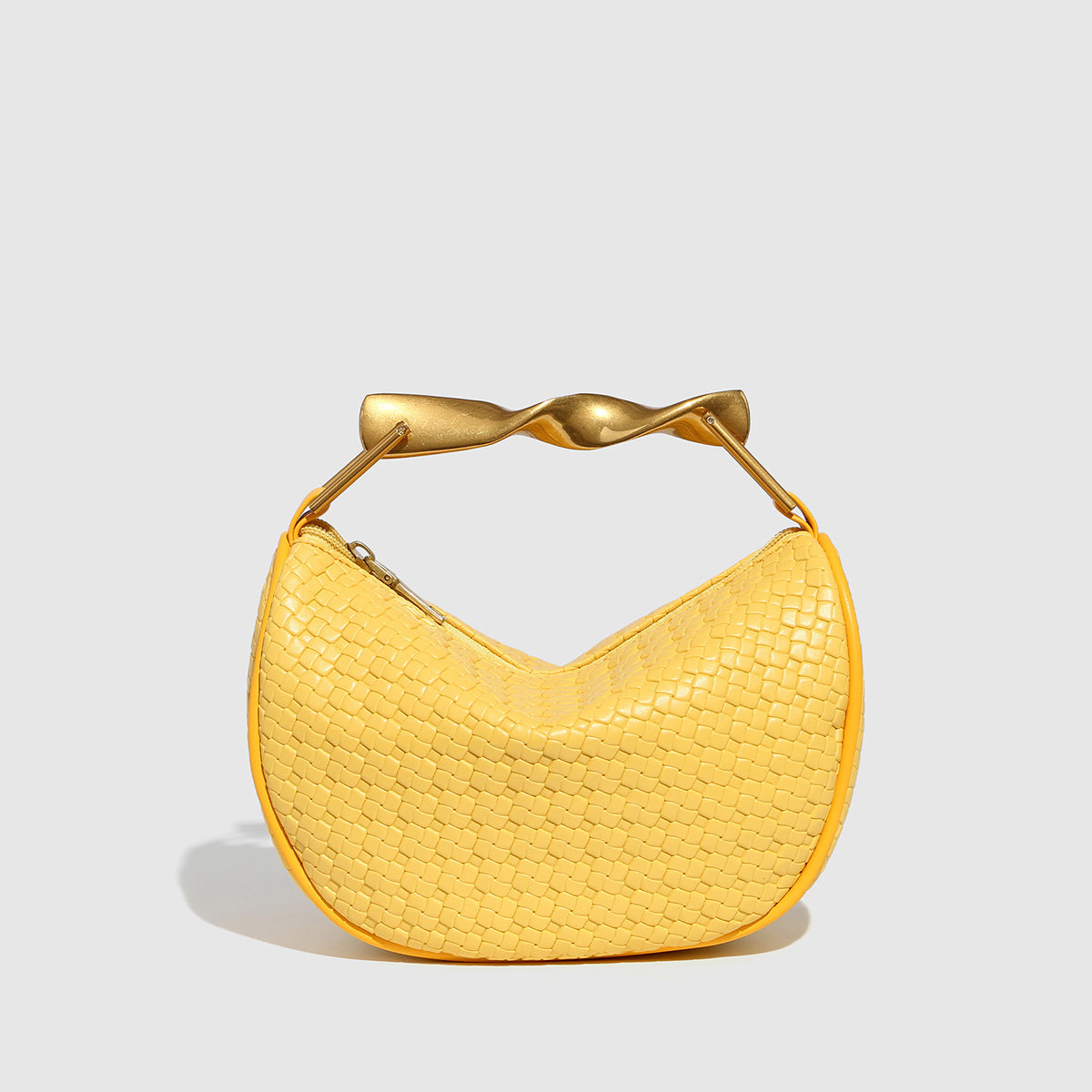 Straw Woven Dumpling Chain Shoulder Crossbody Bag Woven