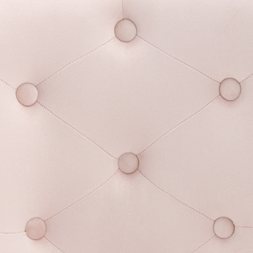 Button Pattern Dining Chair, Upholstered Armchair, Metal Leg Chairs, Modern Lounge Chair, Bedroom Living Room Chair With Lumbar Cushion